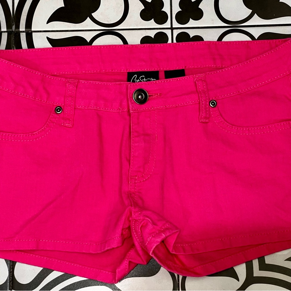 City Streets Pink Jean Shorts Summer Style